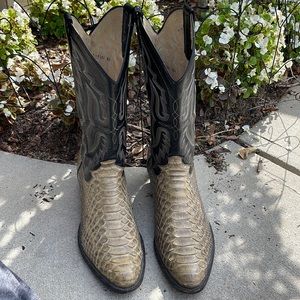 Panhandle Slim Python Cowboy Boots